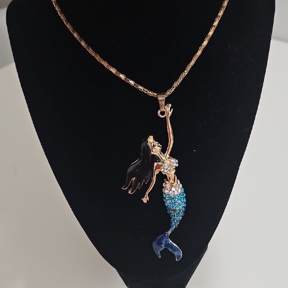 Betsey Johnson Mermaid Pendant Necklace